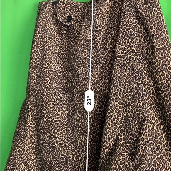 TALBOTS LEOPARD PRINT SKIRT, SIZE 12 - Picture 3 of 5